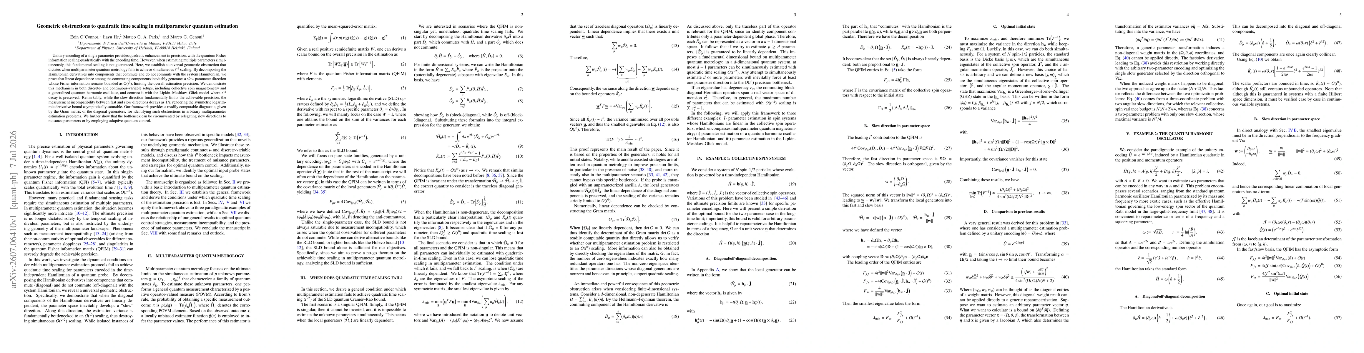 Thumbnail for Geometric obstructions to quadratic time scaling in multiparameter quantum estimation