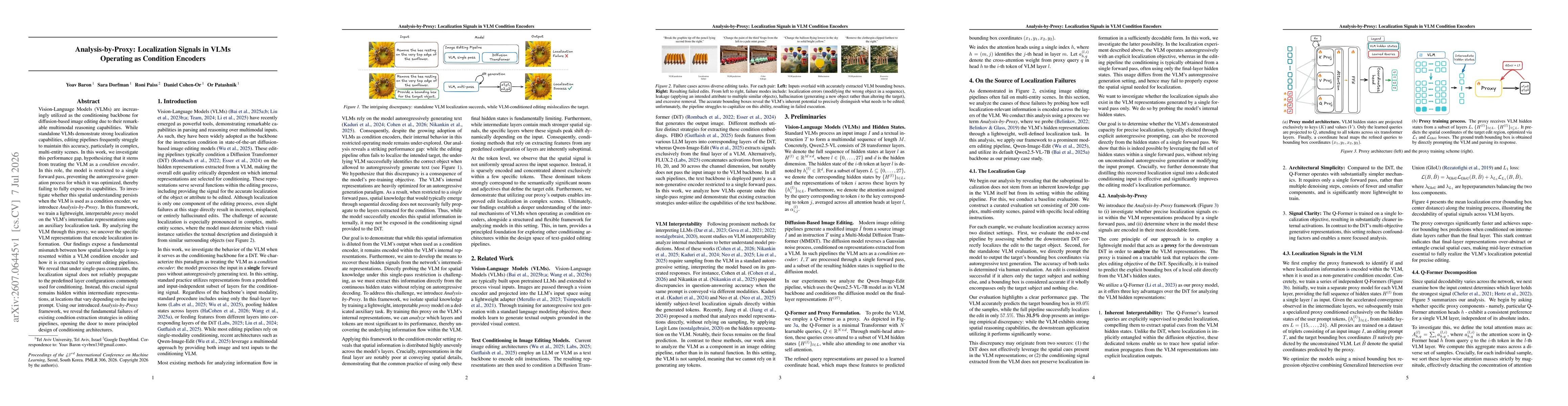 Thumbnail for Analysis-by-Proxy: Localization Signals in VLMs Operating as Condition Encoders