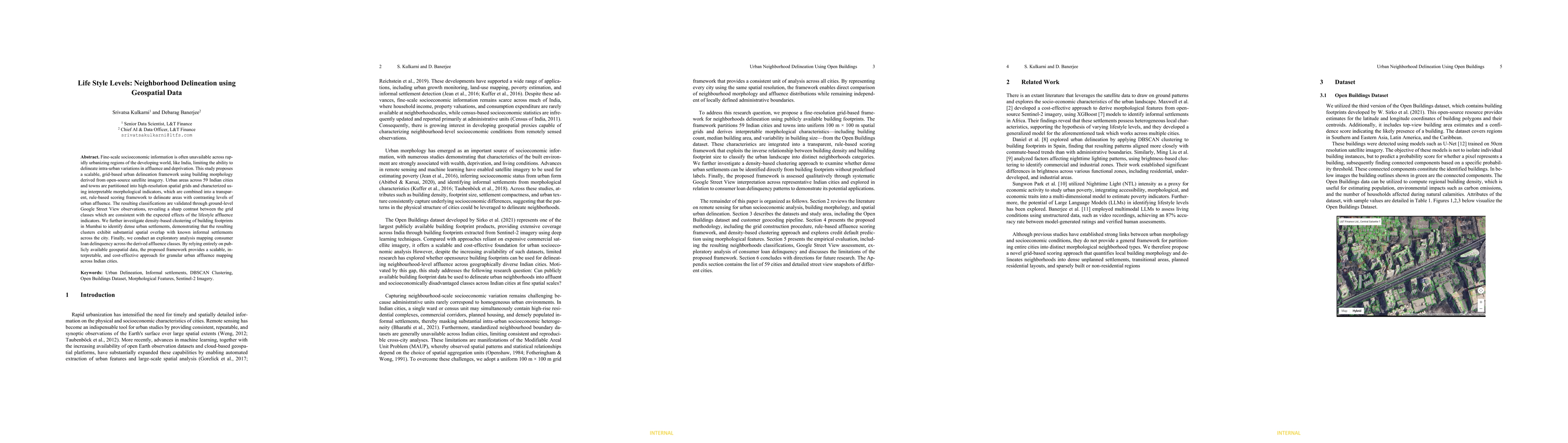Thumbnail for Life Style Levels: Neighborhood Delineation using Geospatial Data