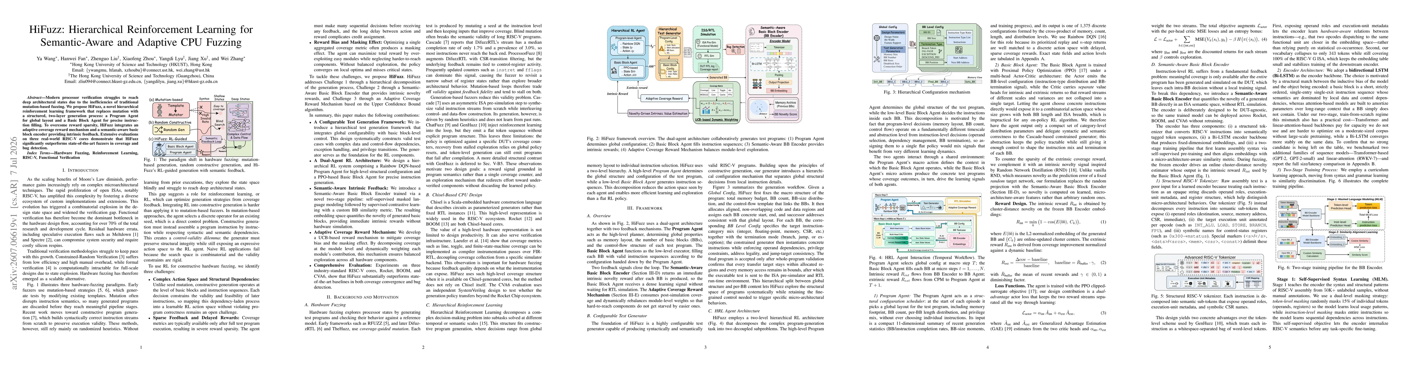 Thumbnail for HiFuzz: Hierarchical Reinforcement Learning for Semantic-Aware and Adaptive CPU Fuzzing
