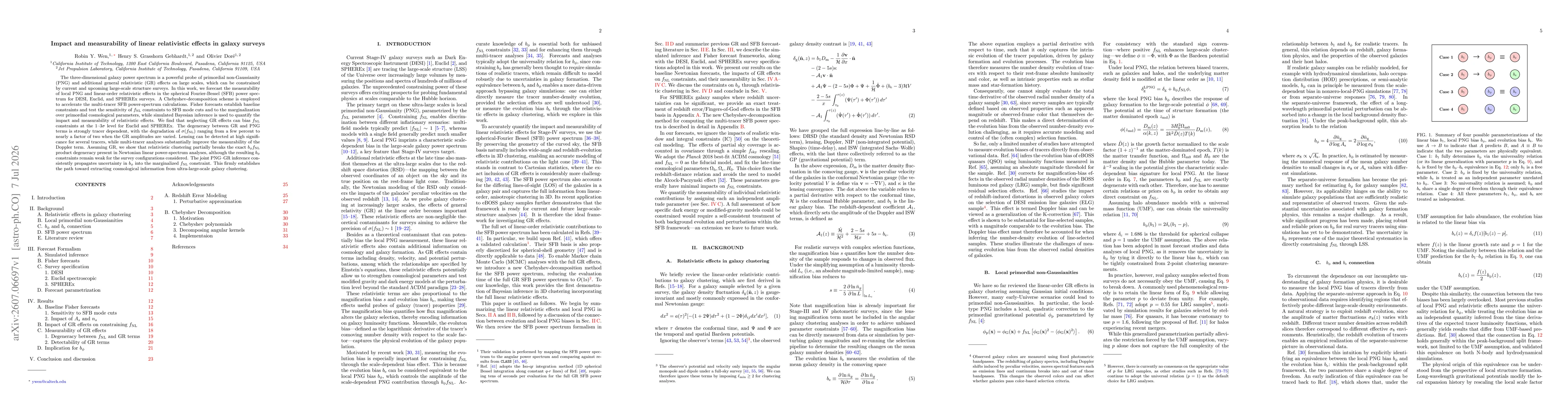 Thumbnail for Impact and measurability of linear relativistic effects in galaxy surveys