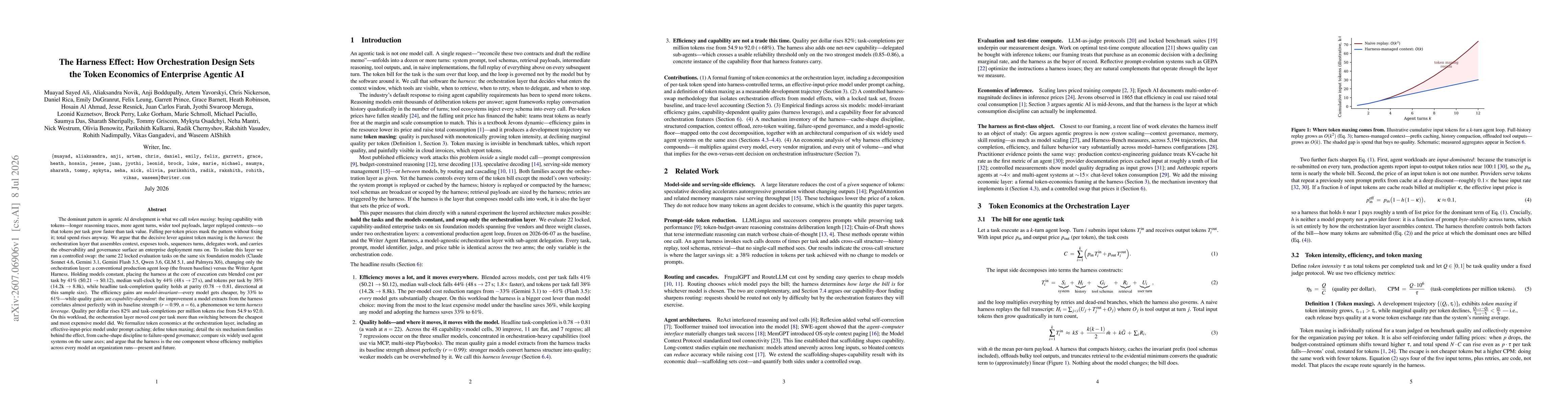 Thumbnail for The Harness Effect: How Orchestration Design Sets the Token Economics of Enterprise Agentic AI