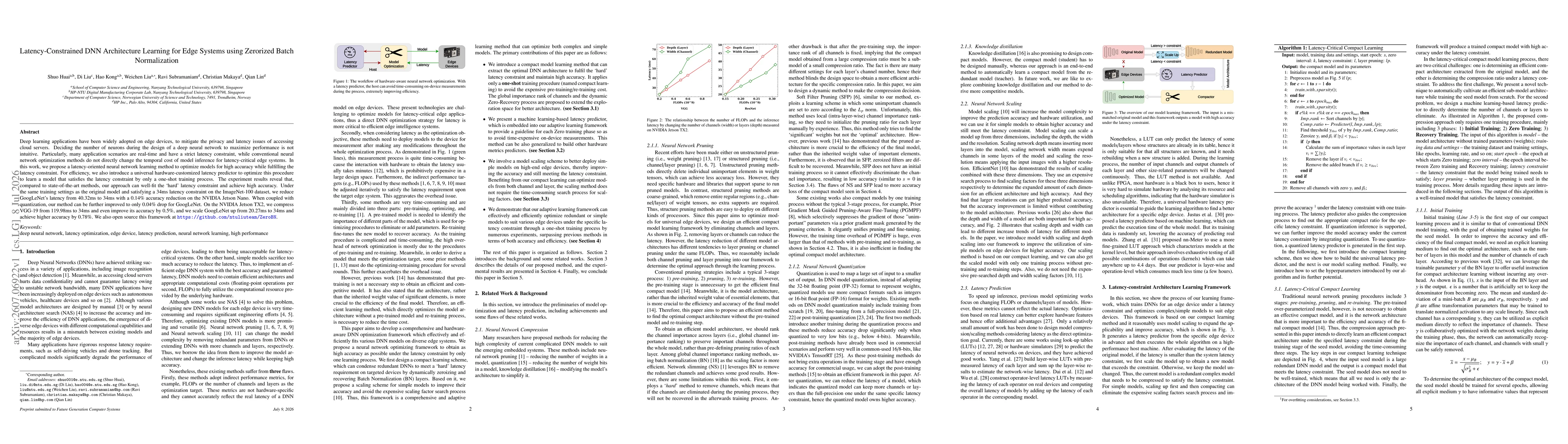 Thumbnail for Latency-Constrained DNN Architecture Learning for Edge Systems using Zerorized Batch Normalization