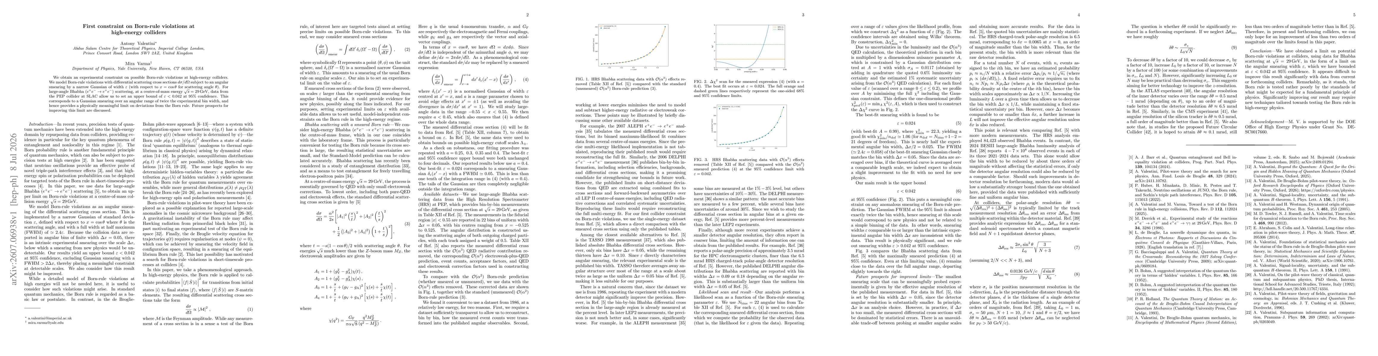 Thumbnail for First constraint on Born-rule violations at high-energy colliders