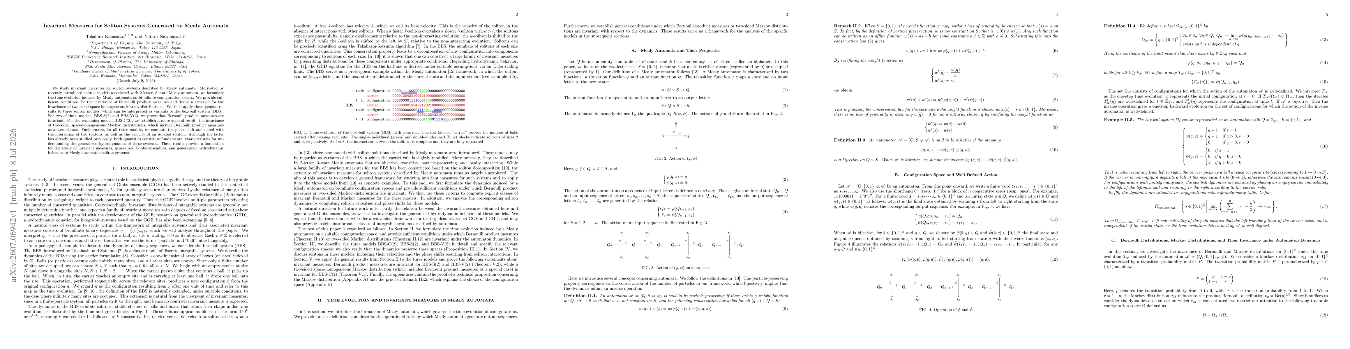 Thumbnail for Invariant Measures for Soliton Systems Generated by Mealy Automata