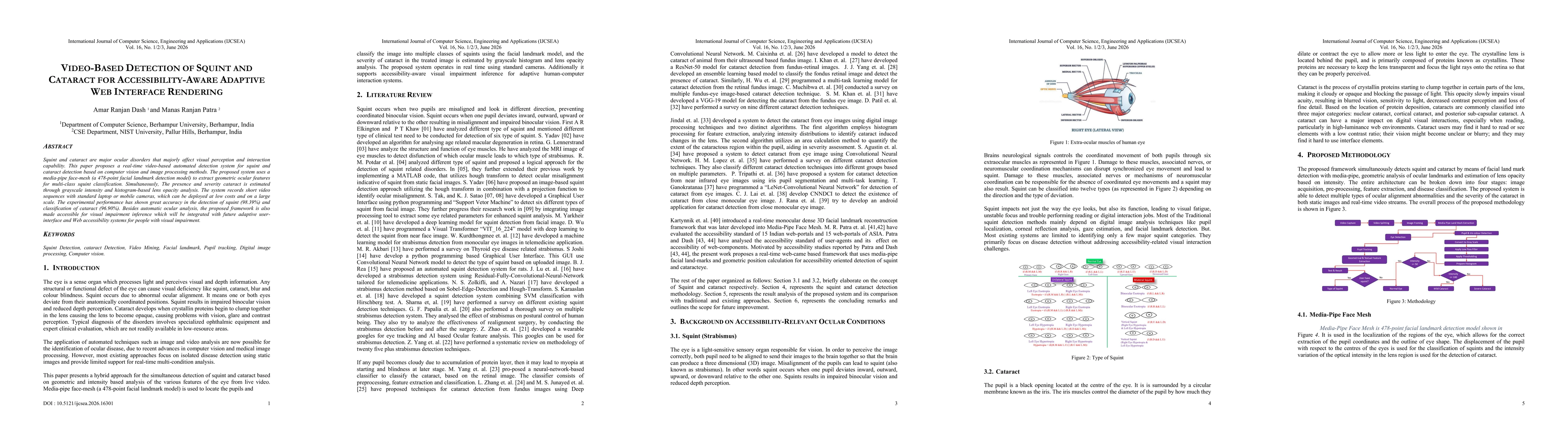 Thumbnail for Video-Based Detection of squint and cataract for accessibility-aware adaptive web interface rendering