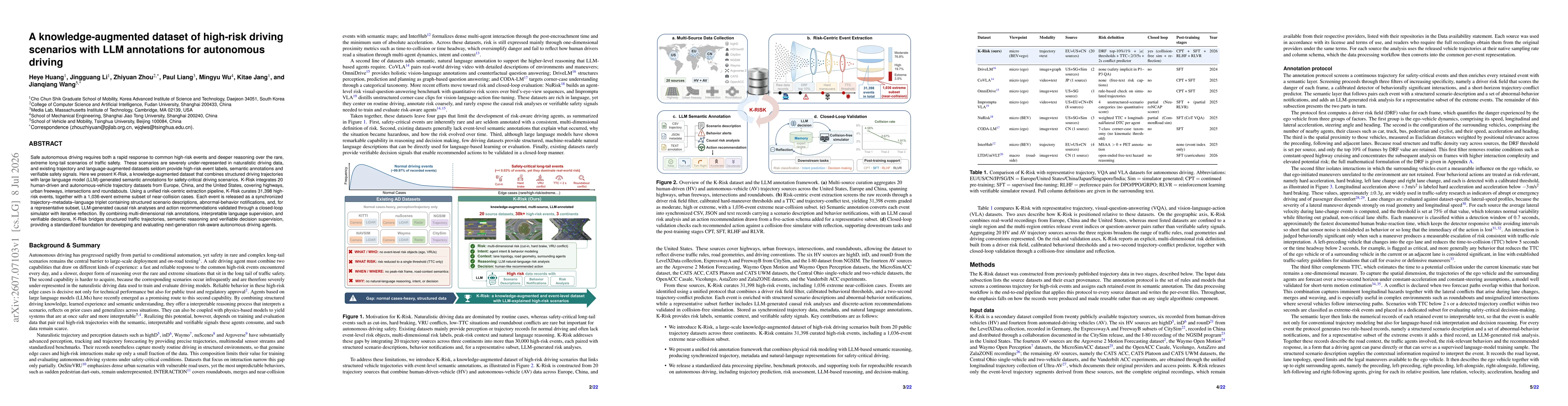 Thumbnail for A knowledge-augmented dataset of high-risk driving scenarios with LLM annotations for autonomous driving