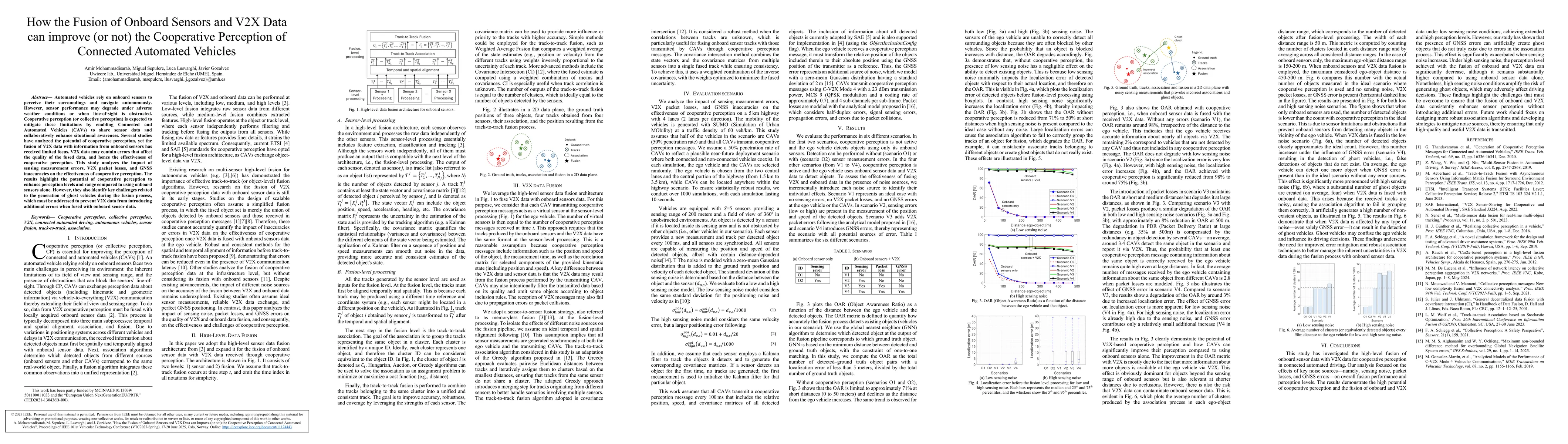 Thumbnail for How the Fusion of Onboard Sensors and V2X Data can Improve (or not) the Cooperative Perception of Connected Automated Vehicles