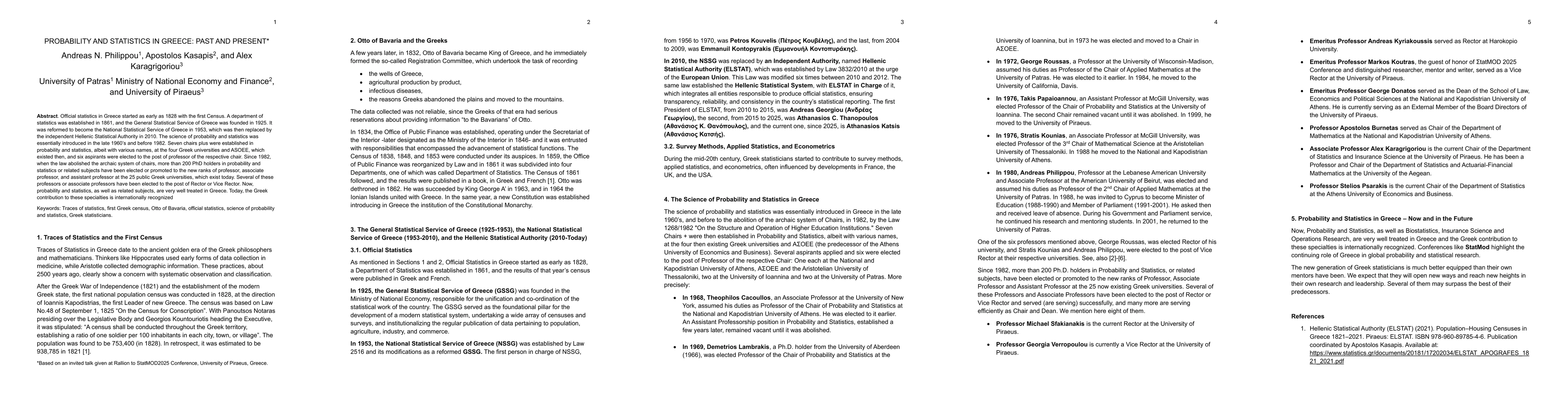 Thumbnail for Probability and statistics in Greece