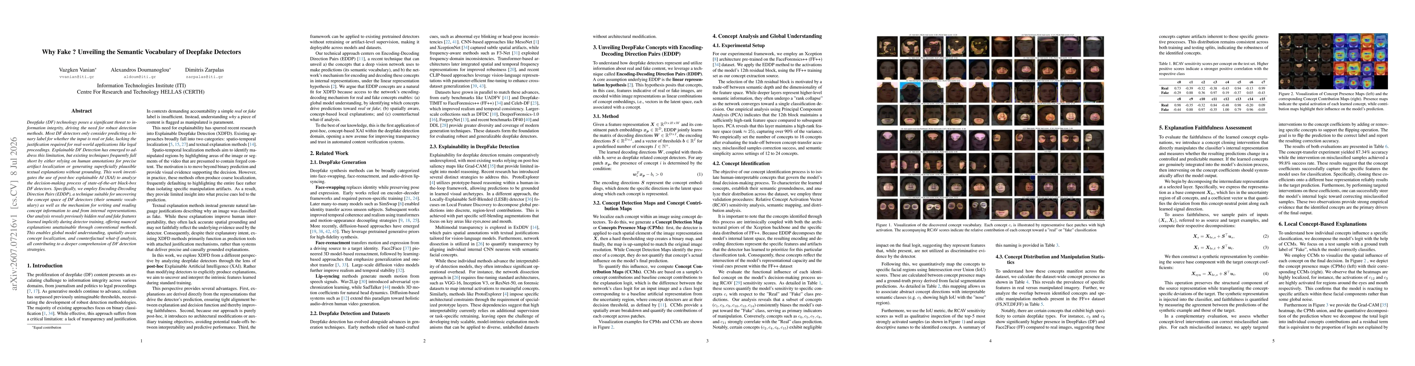 Thumbnail for Why Fake ? Unveiling the Semantic Vocabulary of Deepfake Detectors