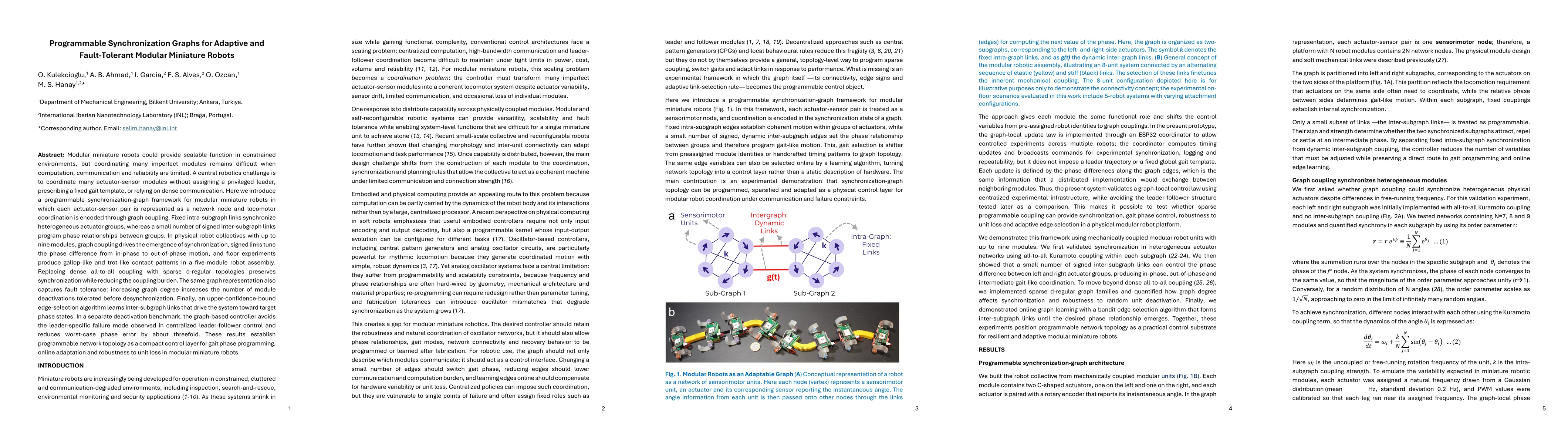 Thumbnail for Programmable Synchronization Graphs for Adaptive and Fault-Tolerant Modular Miniature Robots
