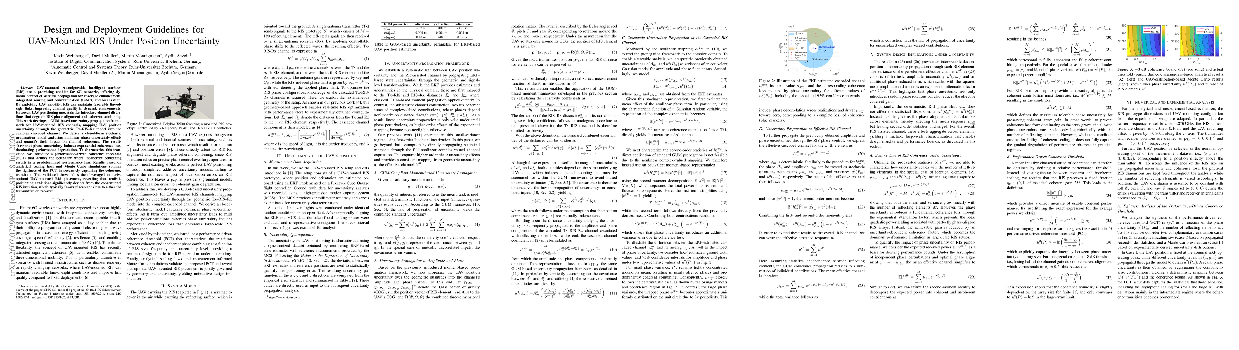 Thumbnail for Design and Deployment Guidelines for UAV-Mounted RIS Under Position Uncertainty
