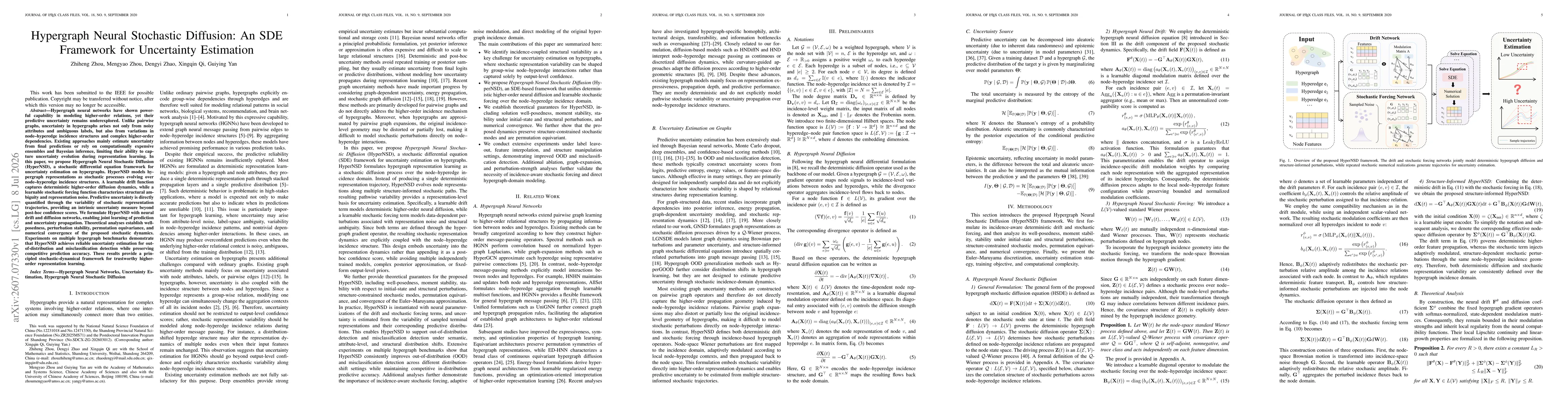 Thumbnail for Hypergraph Neural Stochastic Diffusion: An SDE Framework for Uncertainty Estimation