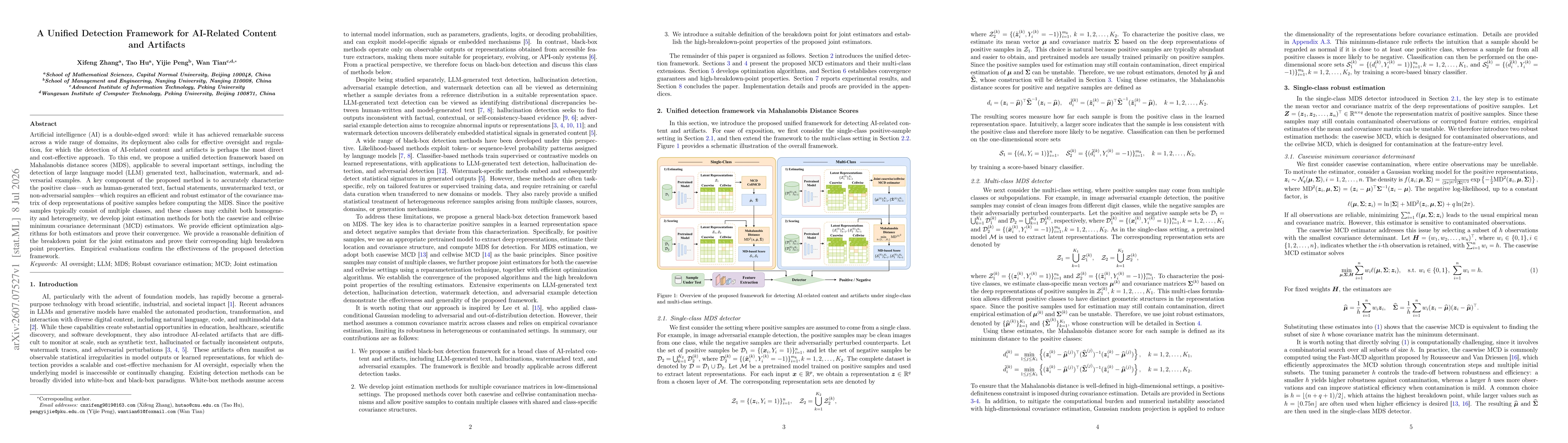 Thumbnail for A Unified Detection Framework for AI-Related Content and Artifacts