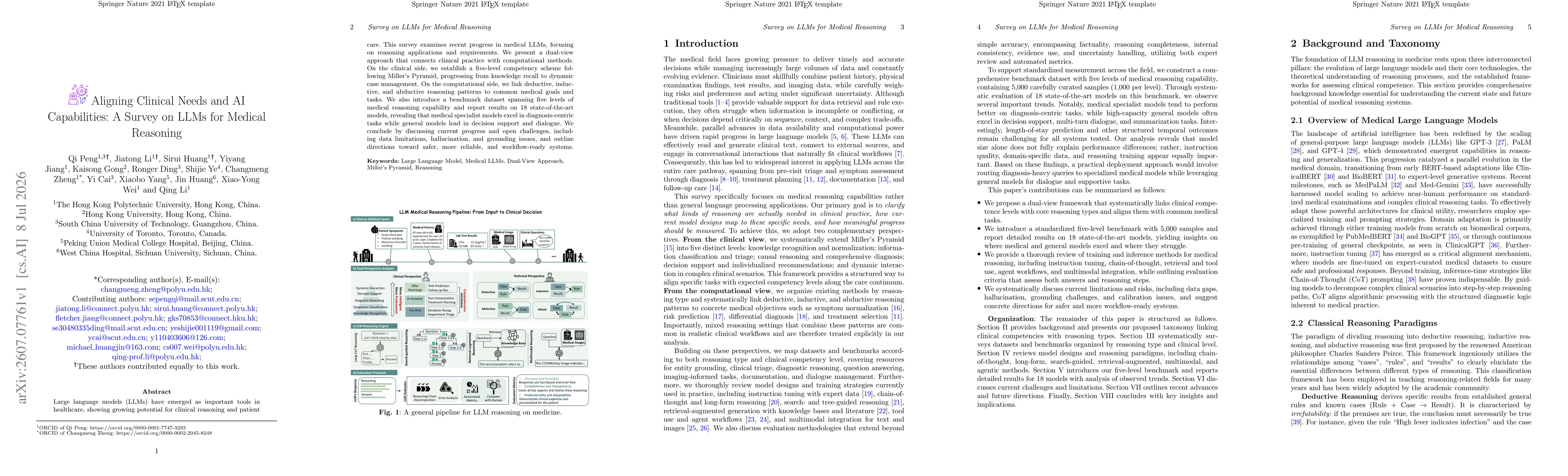 Thumbnail for Aligning Clinical Needs and AI Capabilities: A Survey on LLMs for Medical Reasoning