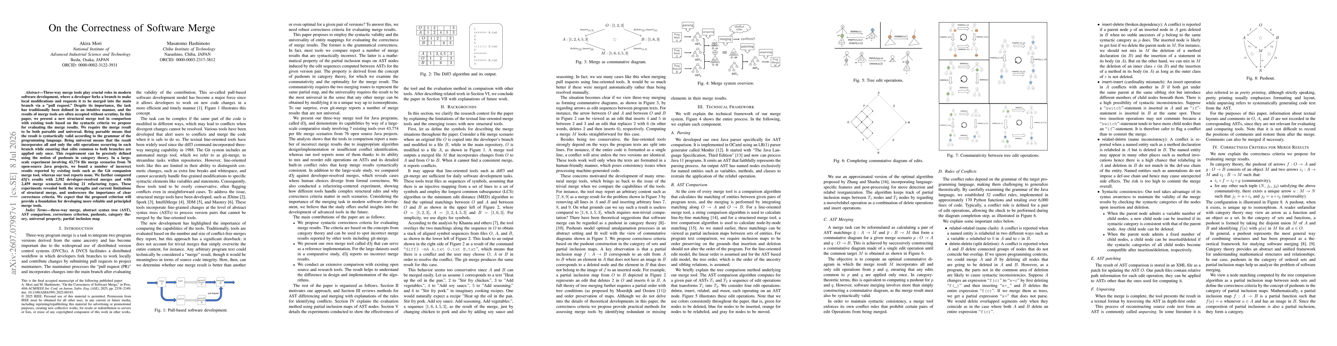 Thumbnail for On the Correctness of Software Merge