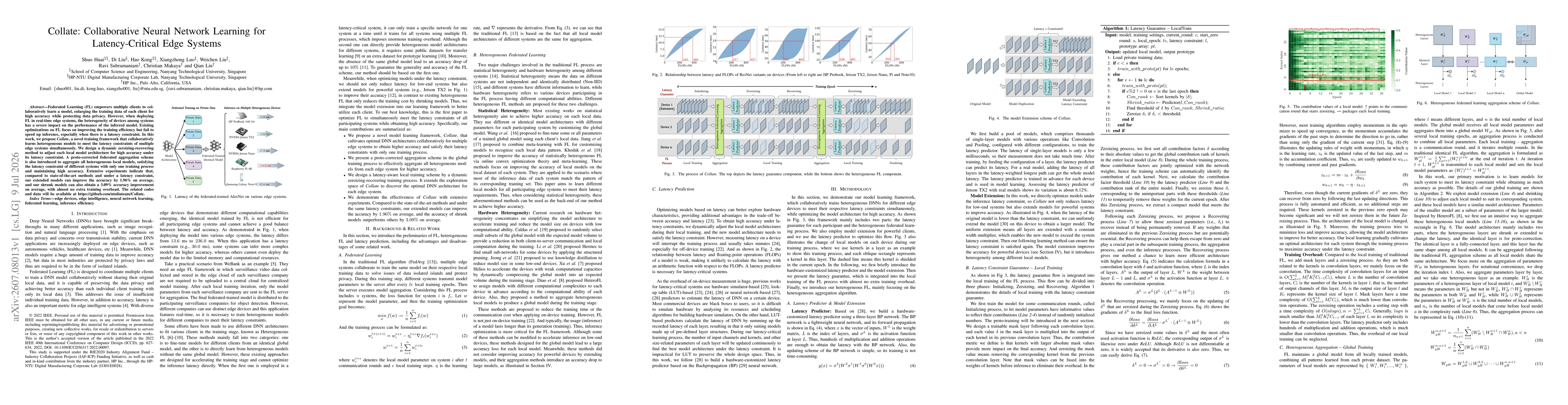 Thumbnail for Collate: Collaborative Neural Network Learning for Latency-Critical Edge Systems