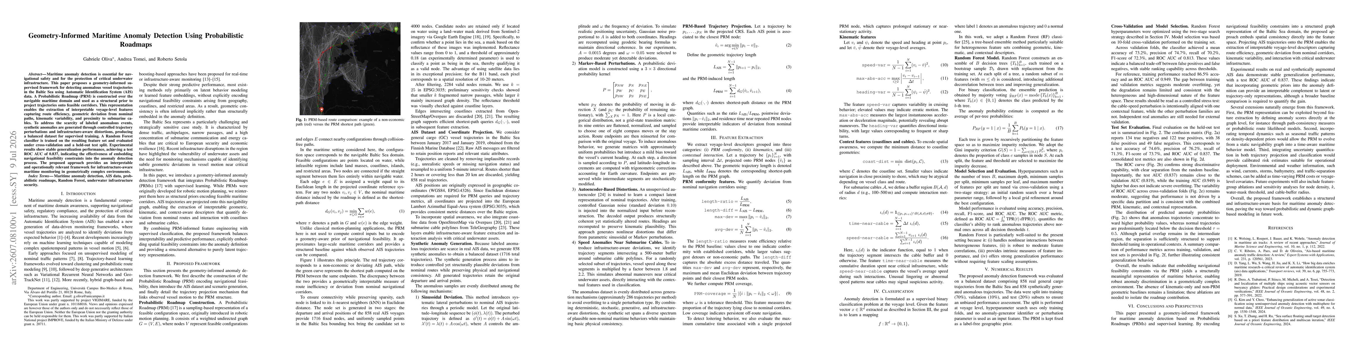 Thumbnail for Geometry-Informed Maritime Anomaly Detection Using Probabilistic Roadmaps