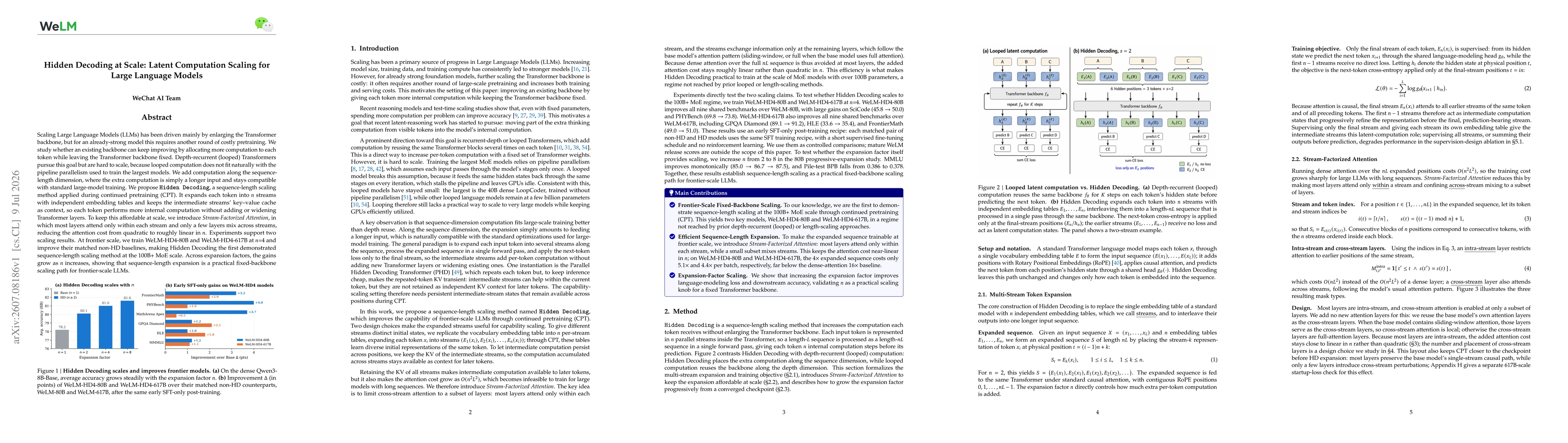 Thumbnail for Hidden Decoding at Scale: Latent Computation Scaling for Large Language Models
