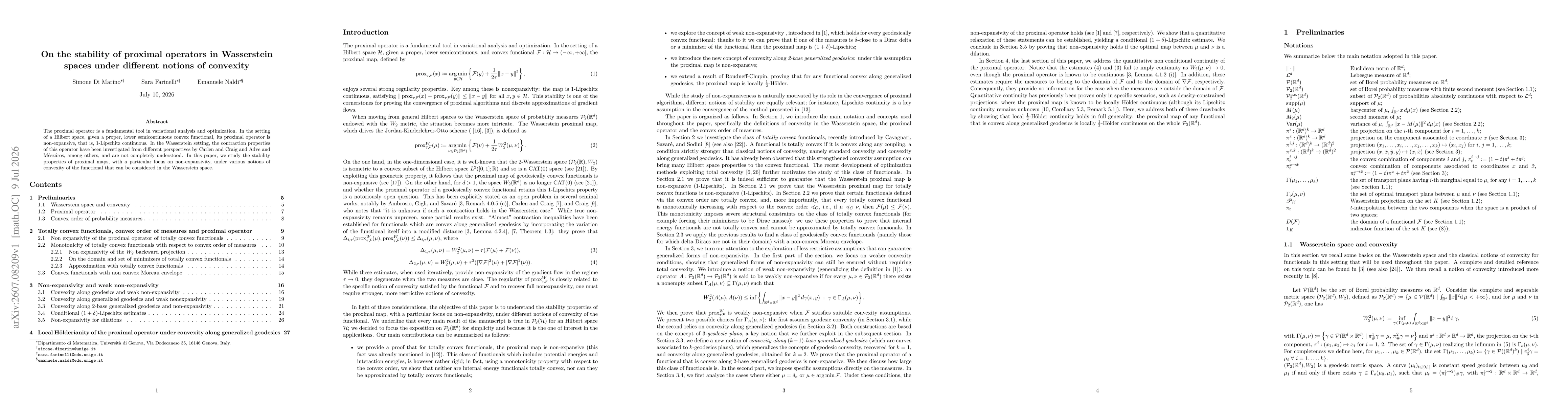 Thumbnail for On the stability of proximal operators in Wasserstein spaces under different notions of convexity