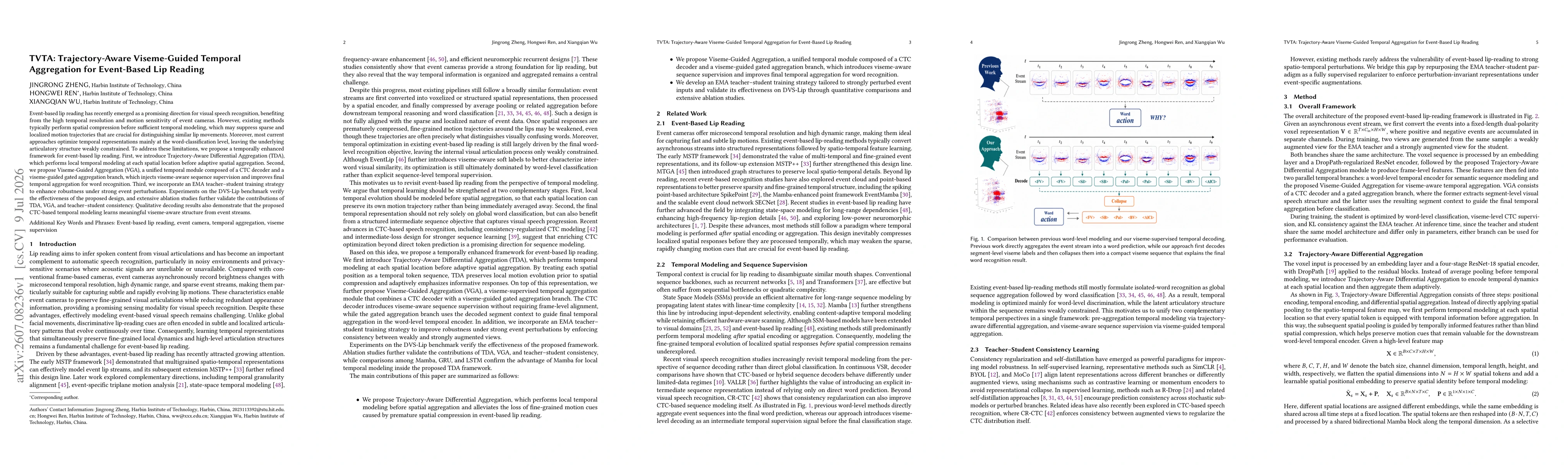 Thumbnail for TVTA: Trajectory-Aware Viseme-Guided Temporal Aggregation for Event-Based Lip Reading