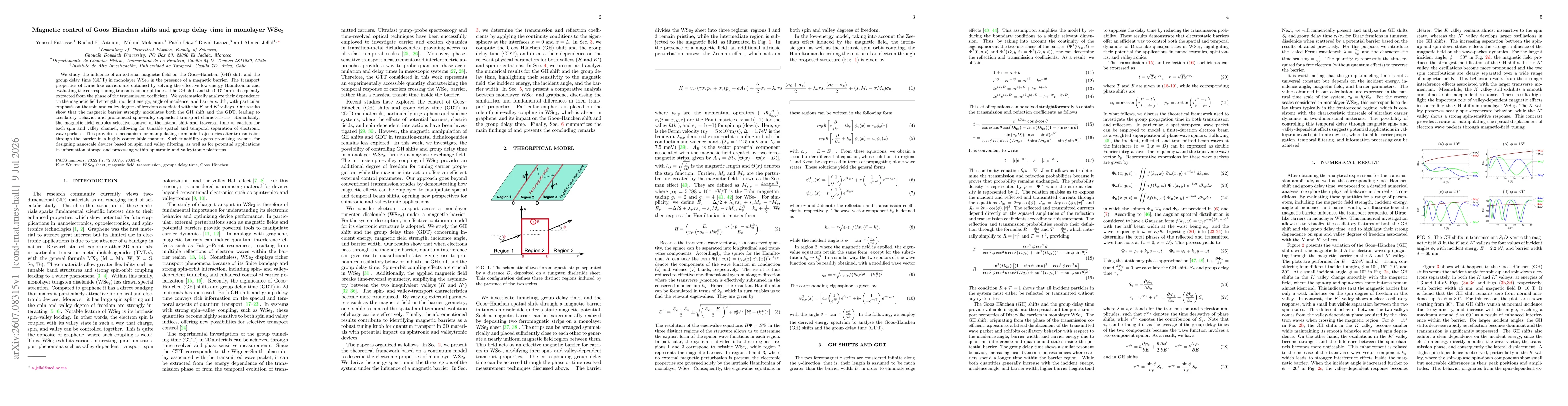 Thumbnail for Magnetic control of Goos-Hänchen shifts and group delay time in monolayer WSe$_2$