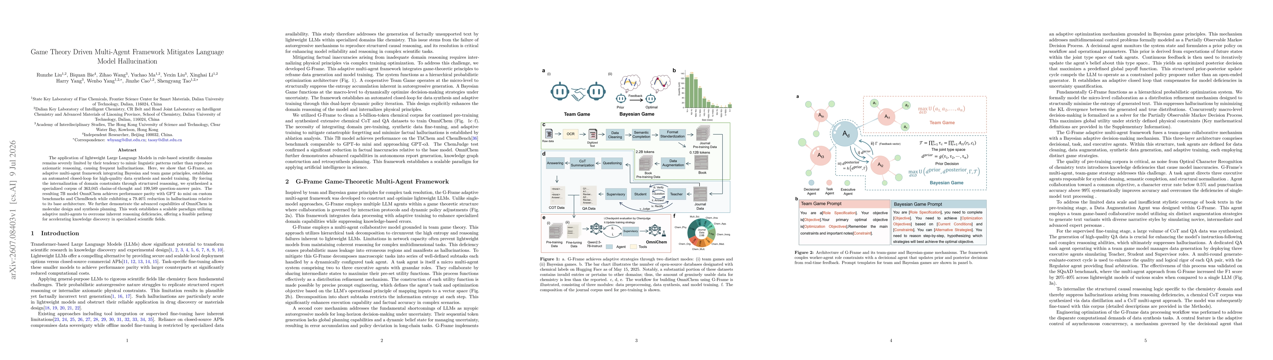 Thumbnail for Game Theory Driven Multi-Agent Framework Mitigates Language Model Hallucination
