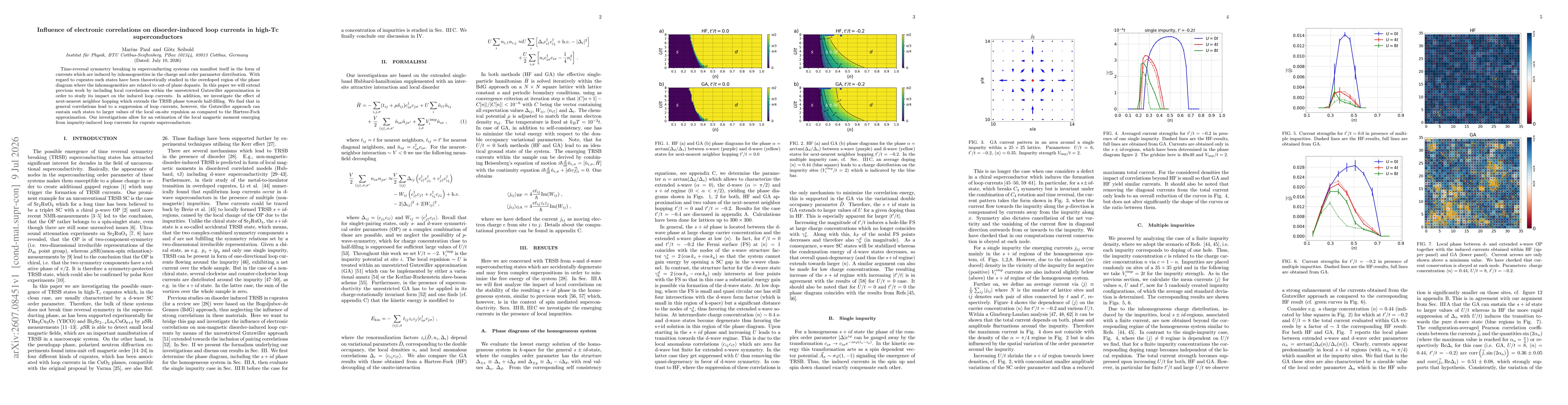 Thumbnail for Influence of electronic correlations on disorder-induced loop currents in high-Tc superconductors