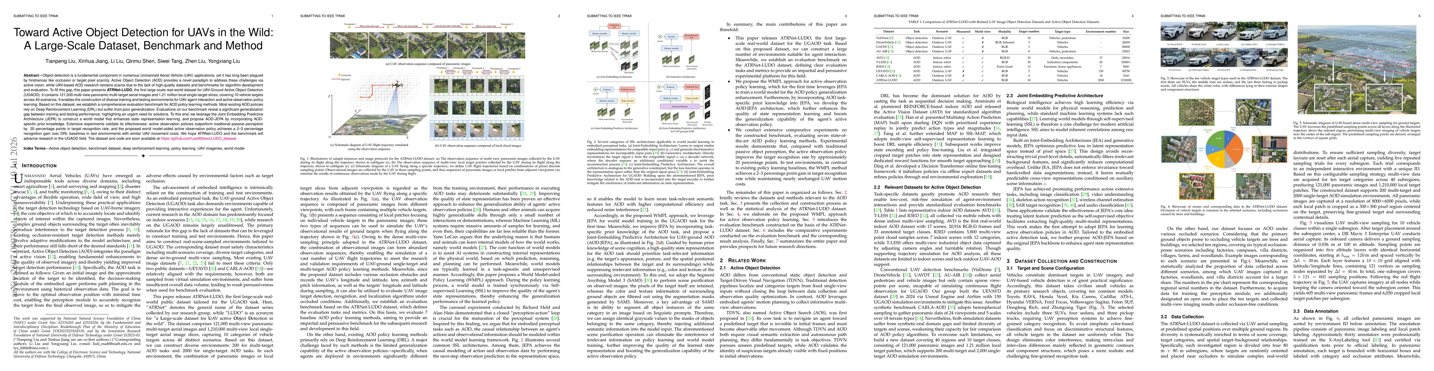 Thumbnail for Toward Active Object Detection for UAVs in the Wild: A Large-Scale Dataset, Benchmark and Method