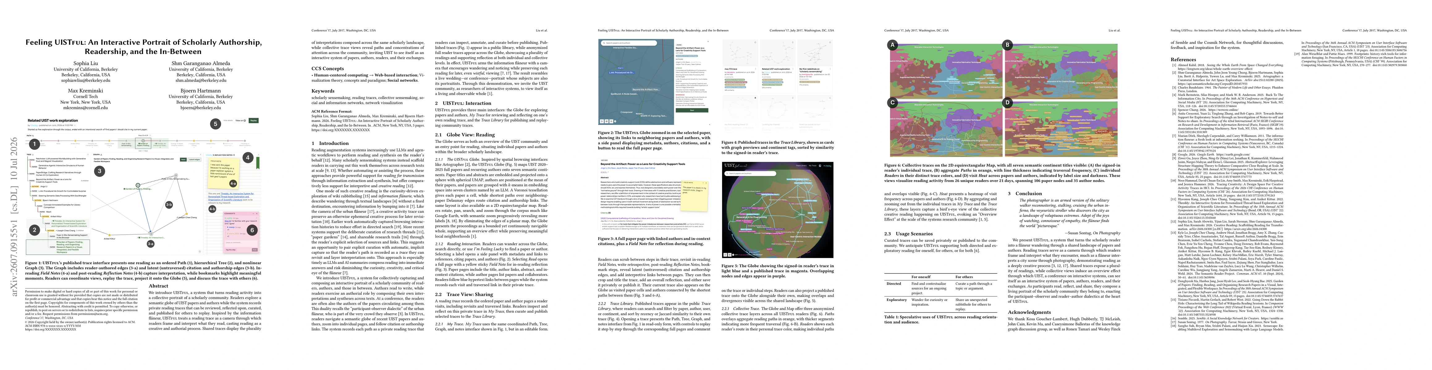 Thumbnail for Feeling UISTful: An Interactive Portrait of Scholarly Authorship, Readership, and the In-Between