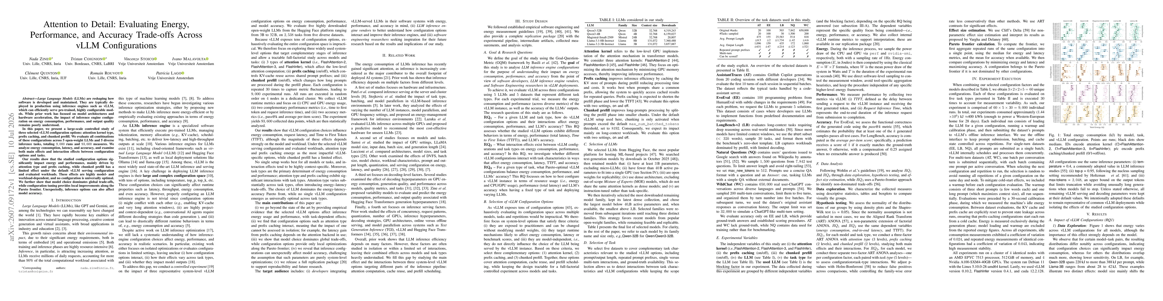 Thumbnail for Attention to Detail: Evaluating Energy, Performance, and Accuracy Trade-offs Across vLLM Configurations
