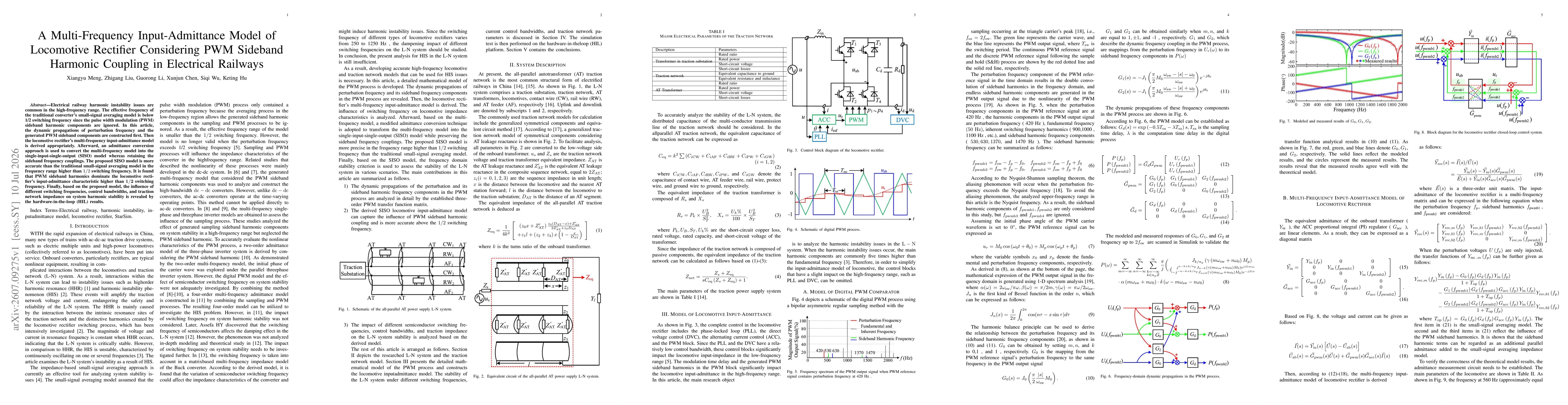 Thumbnail for A Multi-Frequency Input-Admittance Model of Locomotive Rectifier Considering PWM Sideband Harmonic Coupling in Electrical Railways