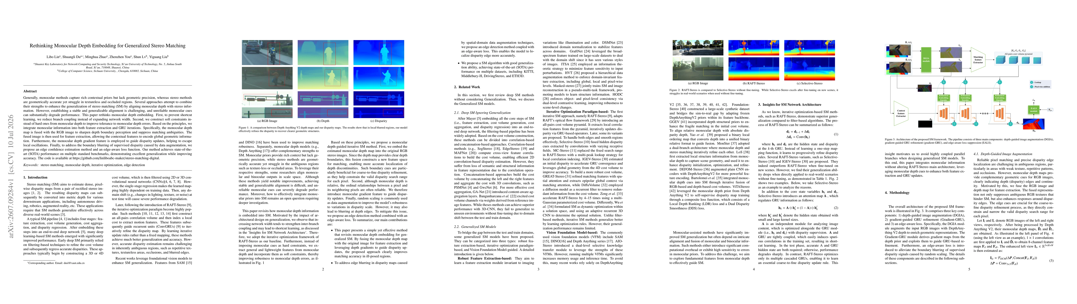 Thumbnail for Rethinking Monocular Depth Embedding for Generalized Stereo Matching