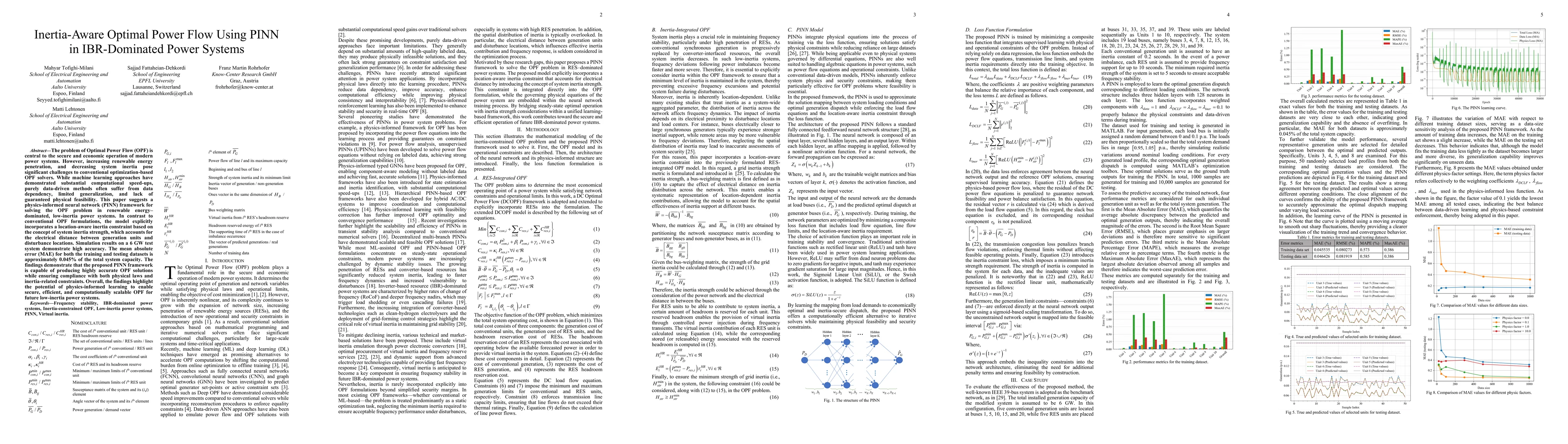 Thumbnail for Inertia-Aware Optimal Power Flow Using PINN in IBR-Dominated Power Systems