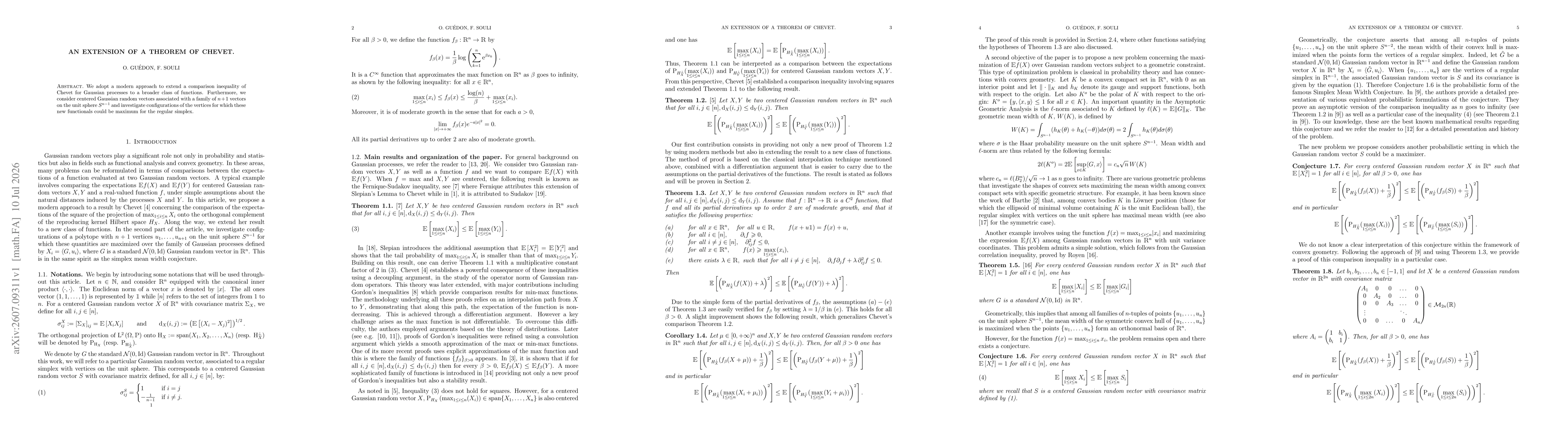 Thumbnail for An extension of a theorem of Chevet