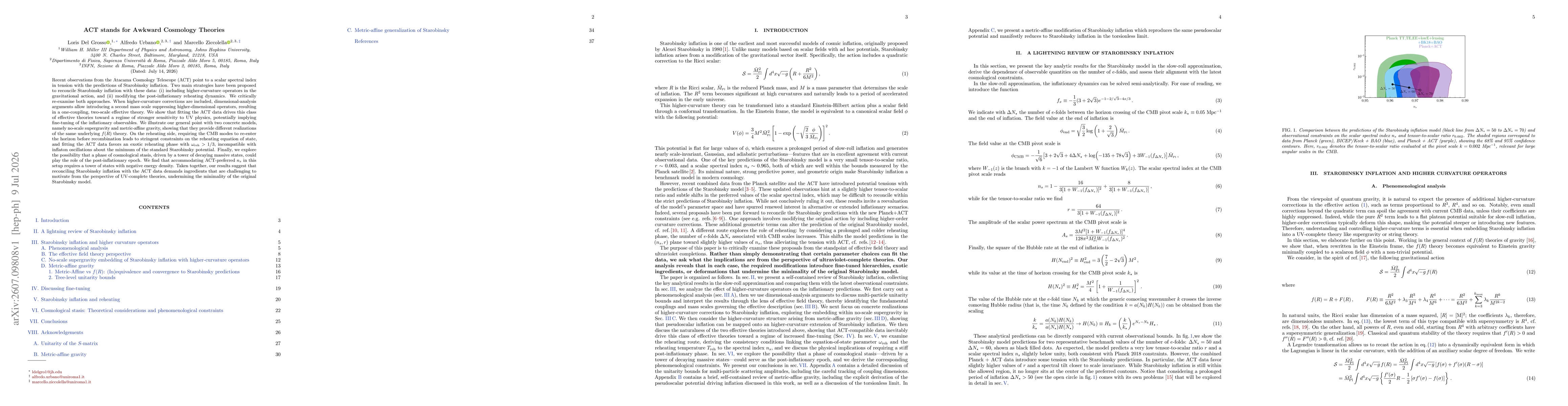 Thumbnail for ACT stands for Awkward Cosmology Theories