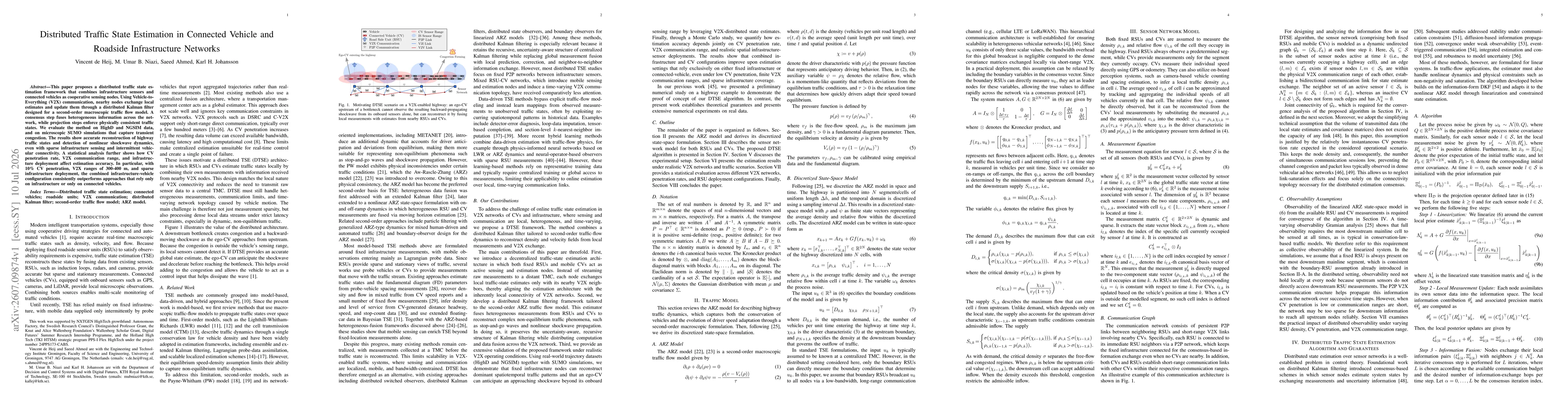 Thumbnail for Distributed Traffic State Estimation in Connected Vehicle and Roadside Infrastructure Networks