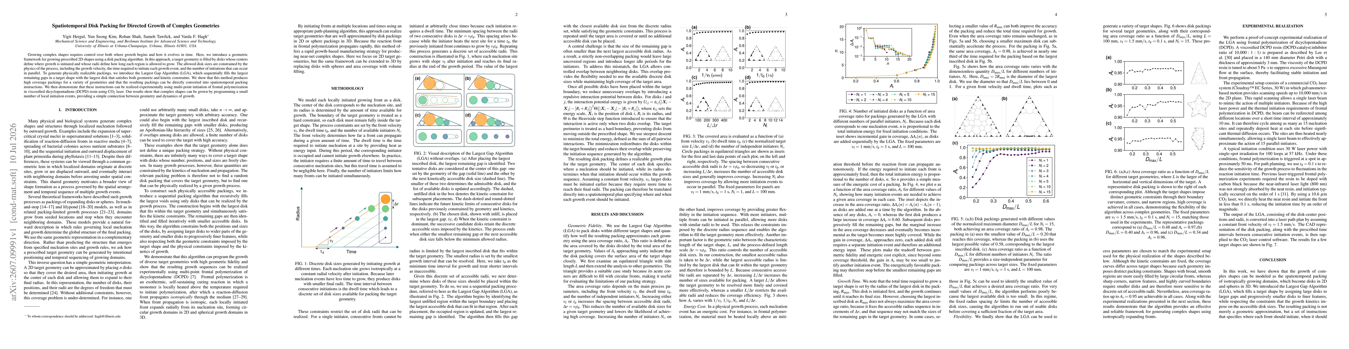Thumbnail for Spatiotemporal Disk Packing for Directed Growth of Complex Geometries
