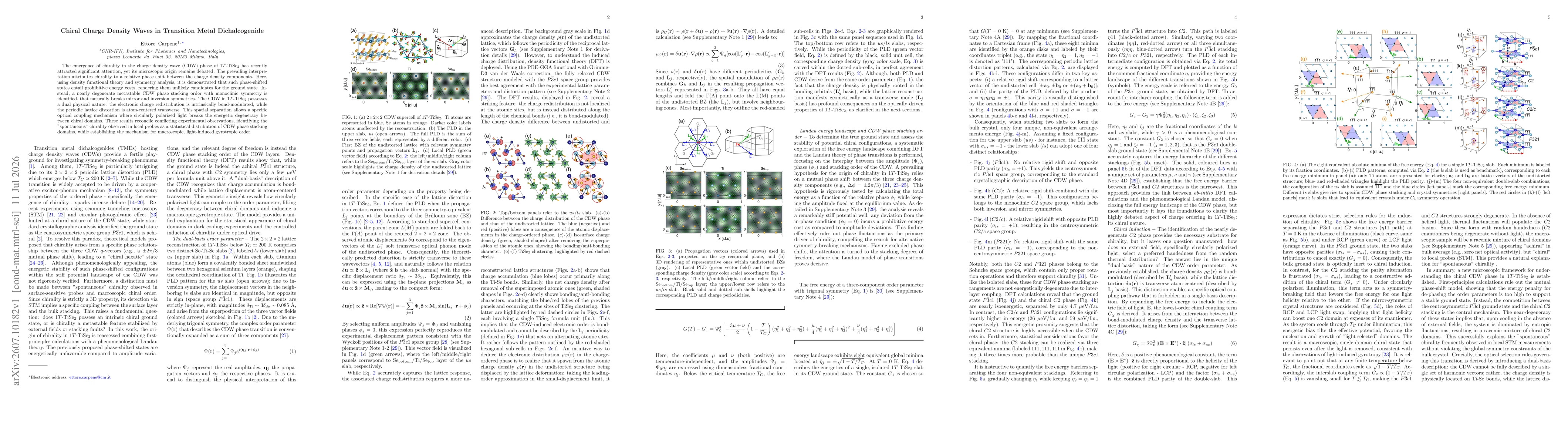 Thumbnail for Chiral charge density waves in transition metal dichalcogenide