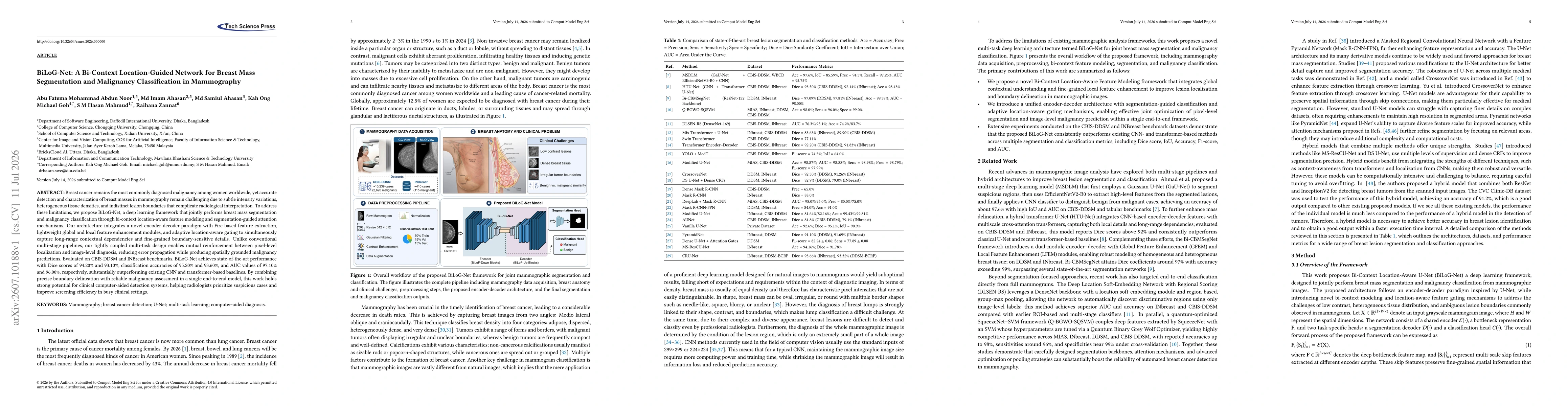 Thumbnail for BiLoG-Net: A Bi-Context Location-Guided Network for Breast Mass Segmentation and Malignancy Classification in Mammography