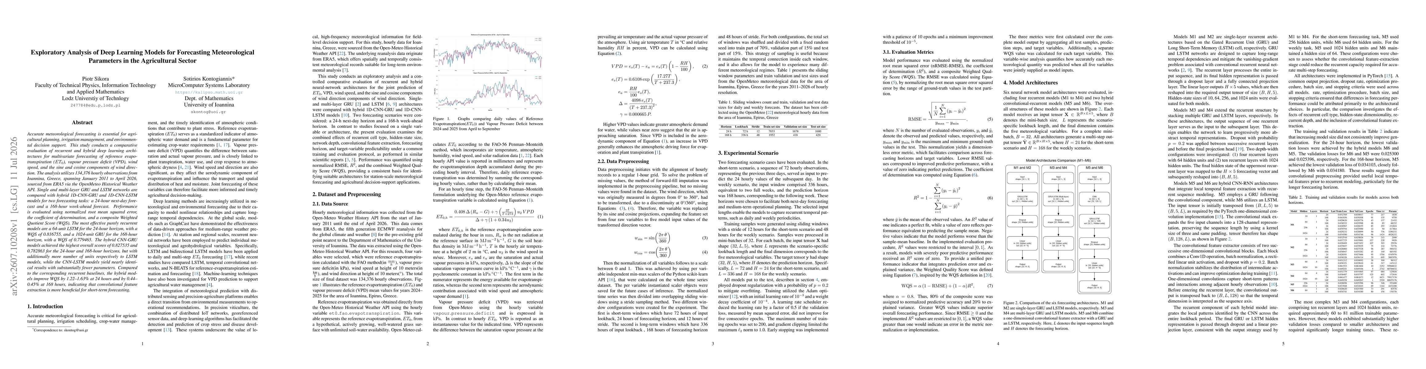 Thumbnail for Exploratory Analysis of Deep Learning Models for Forecasting Meteorological Parameters in the Agricultural Sector