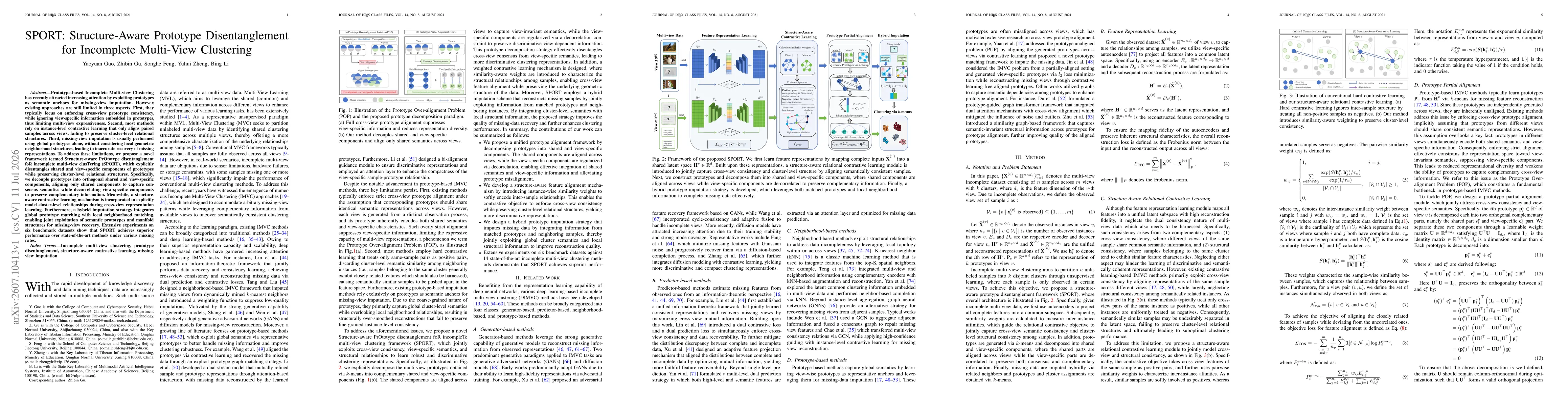Thumbnail for SPORT: Structure-Aware Prototype Disentanglement for Incomplete Multi-View Clustering