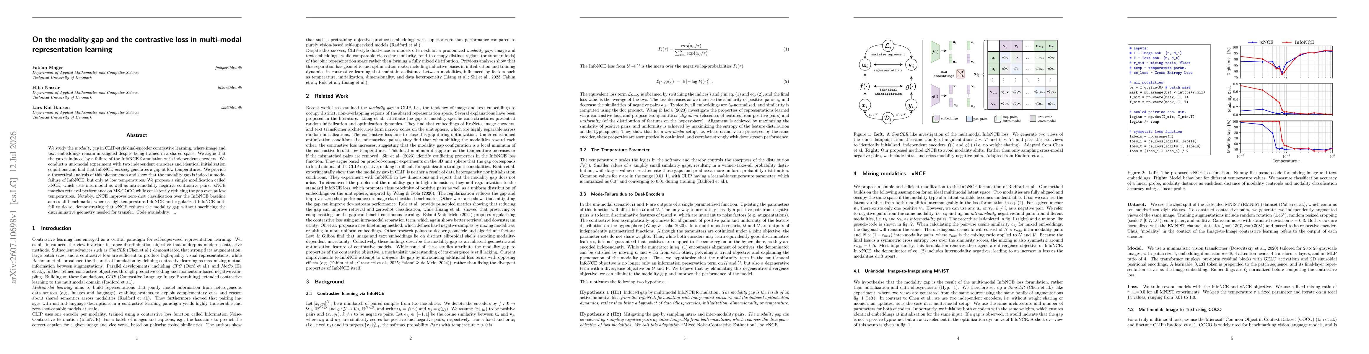 Thumbnail for On the modality gap and the contrastive loss in multi-modal representation learning