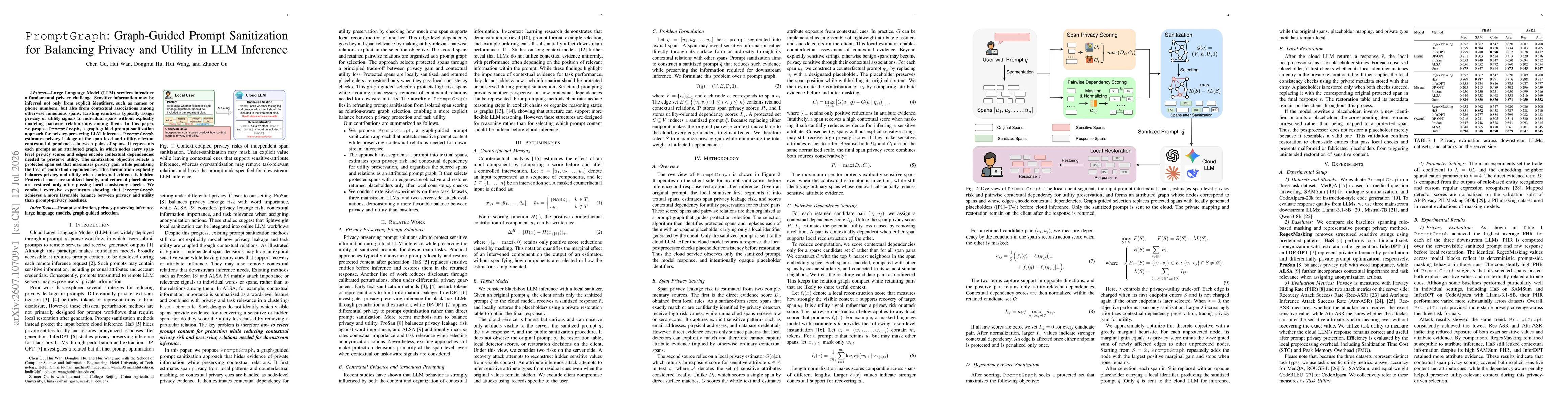 Thumbnail for PromptGraph: Graph-Guided Prompt Sanitization for Balancing Privacy and Utility in LLM Inference