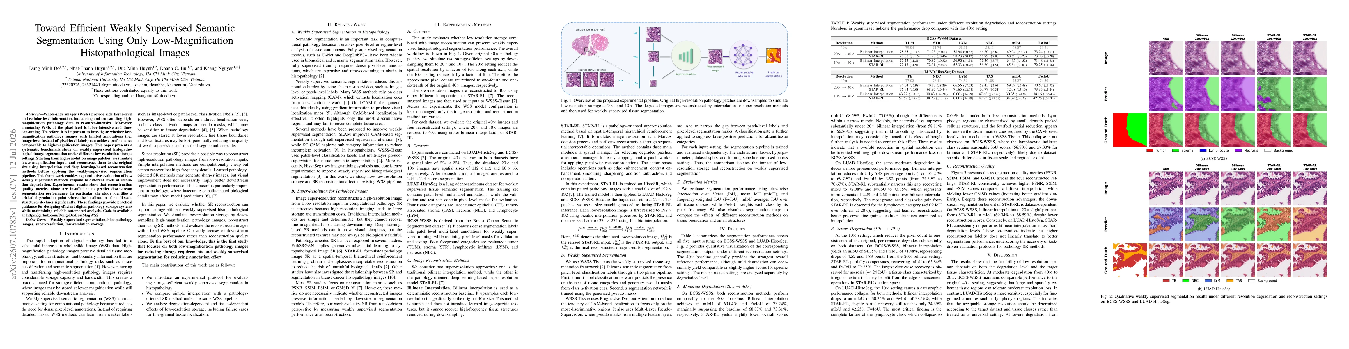 Thumbnail for Toward Efficient Weakly Supervised Semantic Segmentation Using Only Low-Magnification Histopathological Images