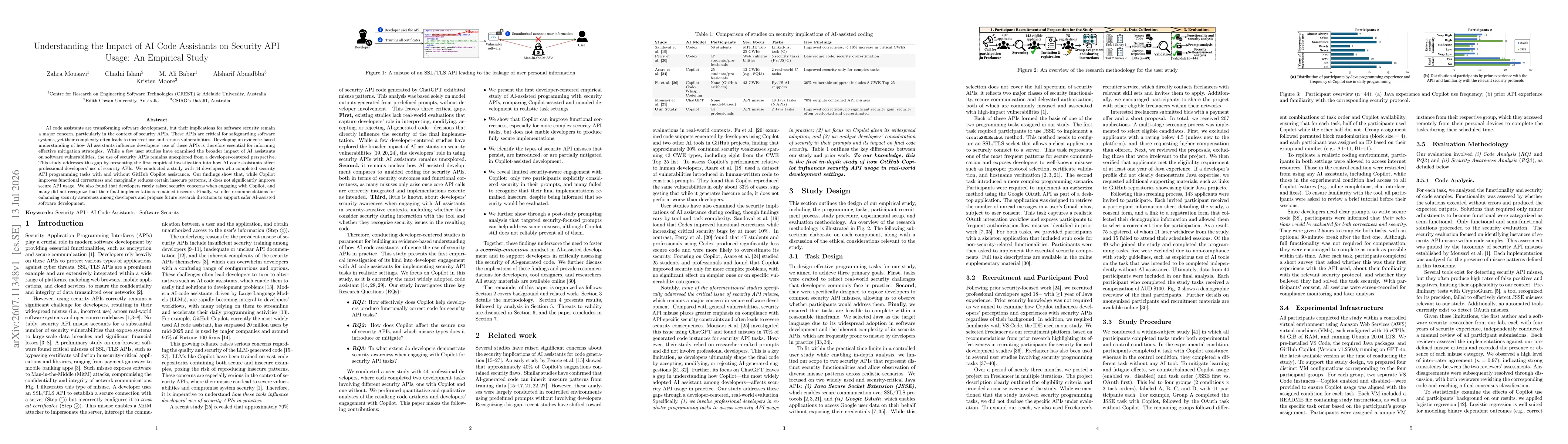 Thumbnail for Understanding the Impact of AI Code Assistants on Security API Usage: An Empirical Study
