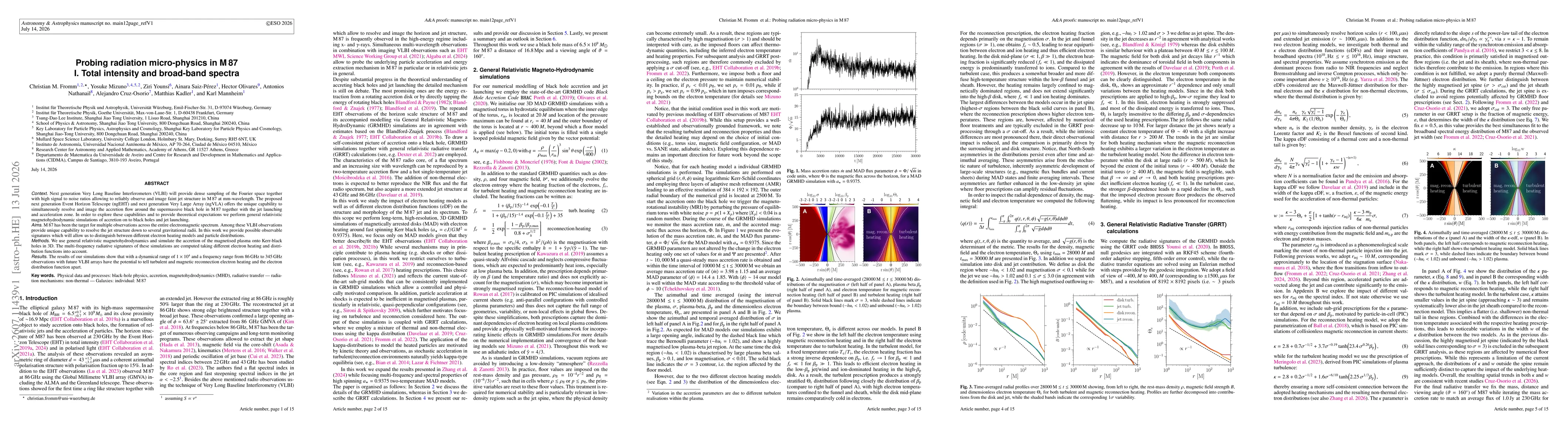 Thumbnail for Probing radiation micro-physics in M 87 I. Total intensity and broad-band spectra