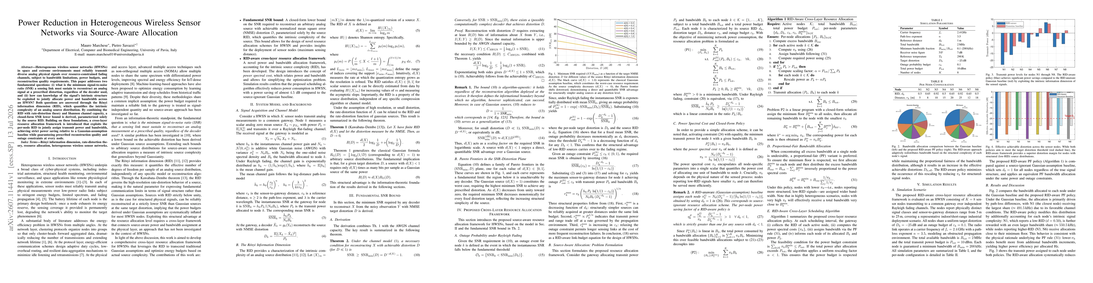 Thumbnail for Power Reduction in Heterogeneous Wireless Sensor Networks via Source-Aware Allocation