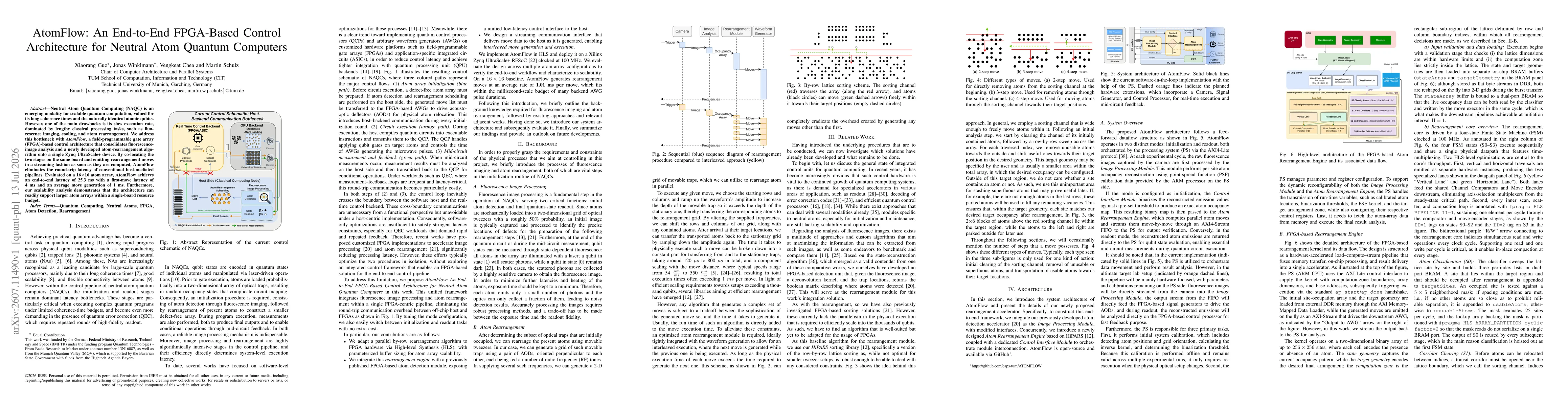 Thumbnail for AtomFlow: An End-to-End FPGA-Based Control Architecture for Neutral Atom Quantum Computers