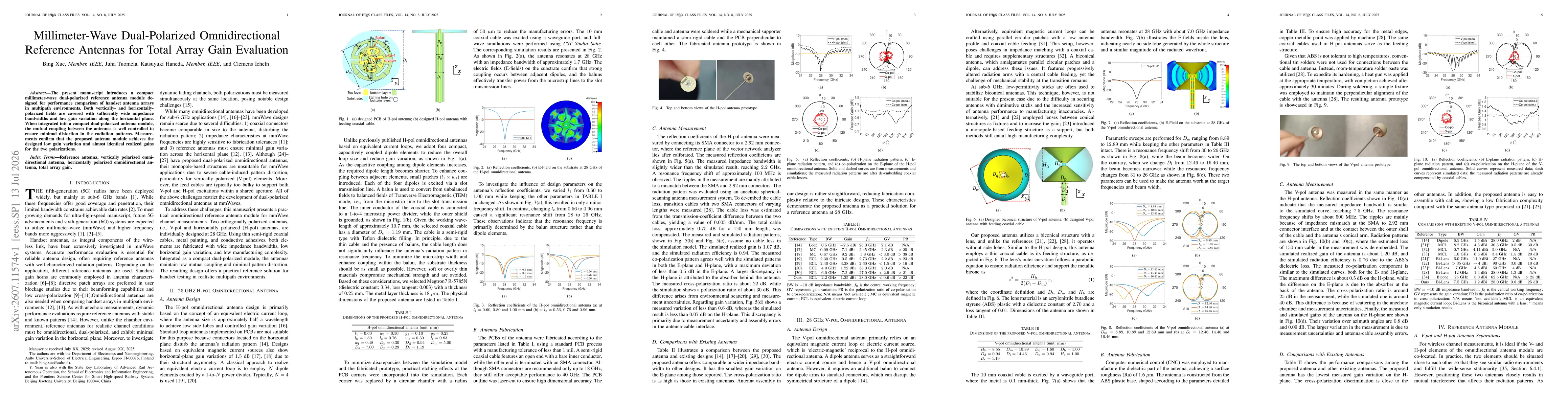 Thumbnail for Millimeter-Wave Dual-Polarized Omnidirectional Reference Antennas for Total Array Gain Evaluation